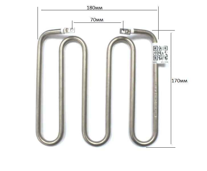 ТЭН верх/низ для вафельниц Airhot WE-1B (квадратный)