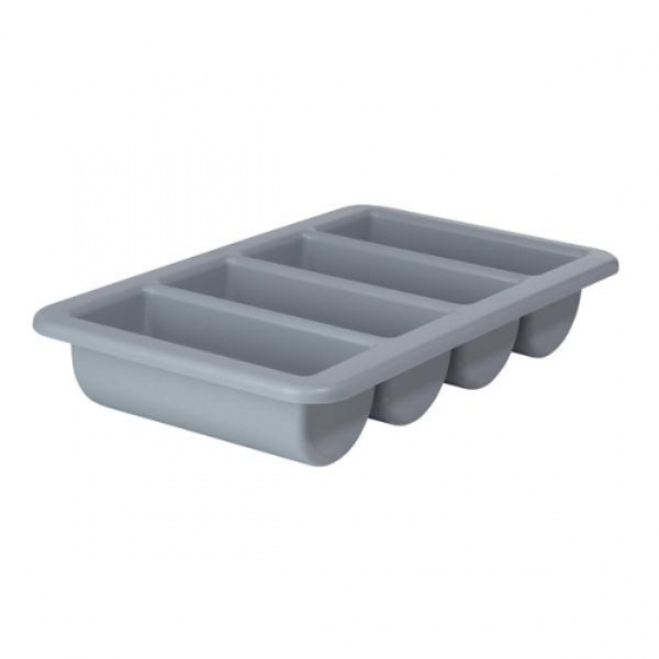 Контейнер для столовых приборов 4 отделения пластиковый