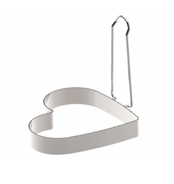 Форма для жарки яйца "Сердце" 103х90х16мм съемная нержавеющая сталь