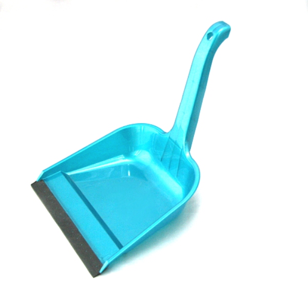 Совок для мусора пластиковый с резиновой кромкой