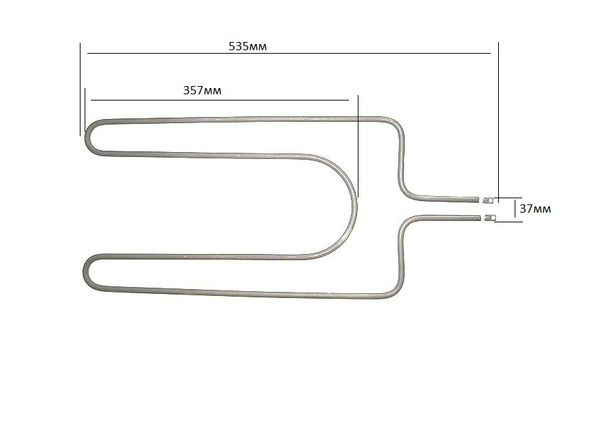 НТЭН 4683-01 220/2,0 (ТЭН 193 А 10/2,0 - на конфорку КЭП-0,17 внутр.)
