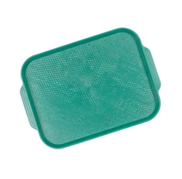 Поднос пластиковый 450х355мм зеленый