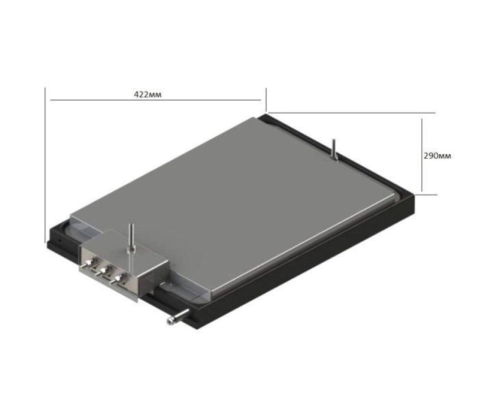 Конфорка КЭС-0,12/3,0 422х290х32мм спиральная