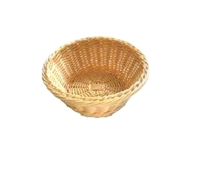 Хлебница плетеная круглая 205х75мм полиротанг