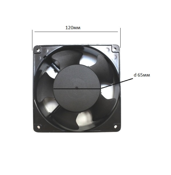 Вентилятор охлаждения пароконвектомата Рациональ C-/CPC-/SCC/VCC оригинал Германия