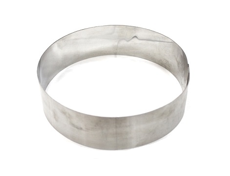 Форма резак вырубка кольцо d180мм h50мм нержавеющая сталь