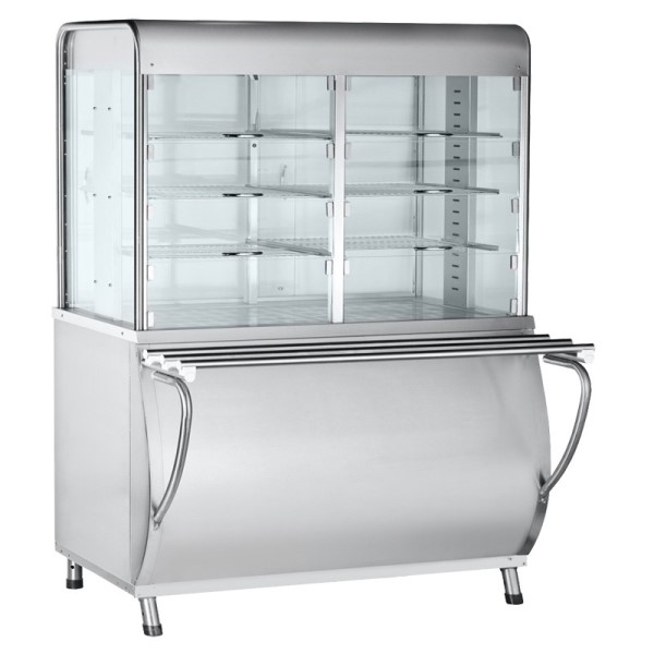 Прилавок-витрина тепловой закрытый Abat ПВТ-70М