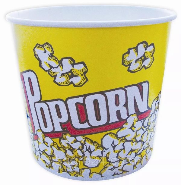 Стакан бумажный для попкорна V-85 (упаковка 40шт.)