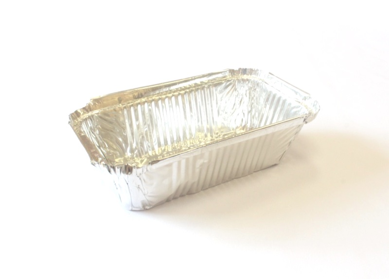 Форма одноразовая алюминиевая прямоугольная 178(139)х98(59)мм h50мм 490мл (упаковка 125шт.)