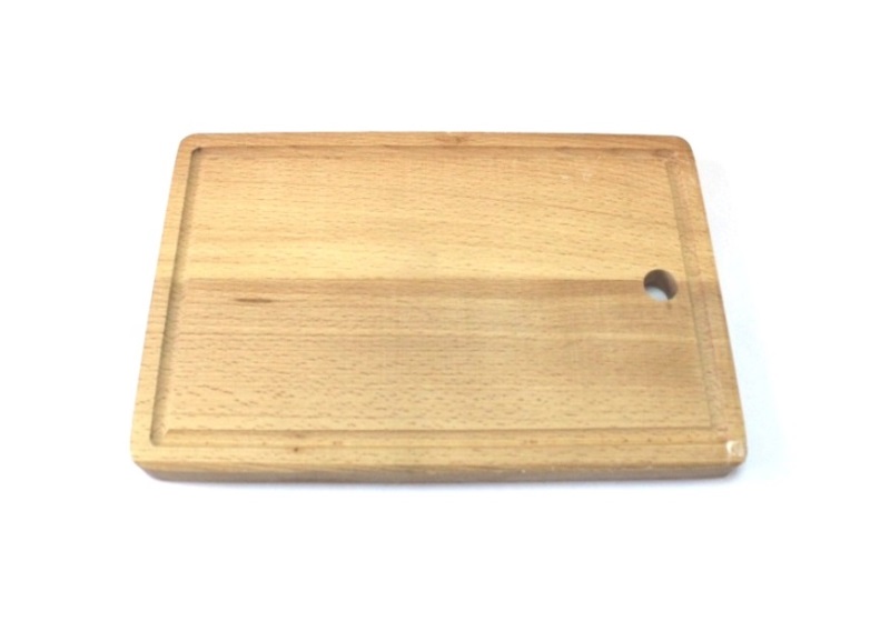 Доска бук промасленная с желобом 300х200х20мм