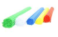 Палочки пластиковые для сахарной ваты разноцветные (100шт.)