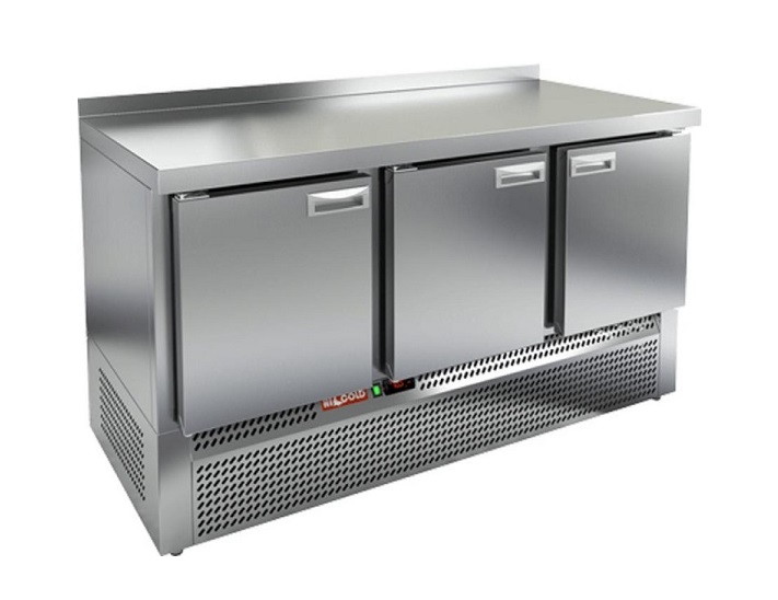 Стол морозильный н/ж 3 двери Hicold GNE 111/BT