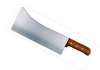 Нож (секач) для разрубки свиных туш 340х480мм мясной с деревянной ручкой