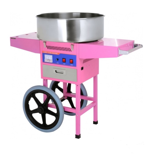 Аппарат "Сахарная вата" на тележке Airhot CF-3