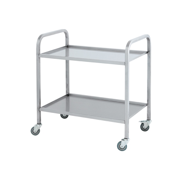 Тележка  сервировочная 2 яруса 750x400х835