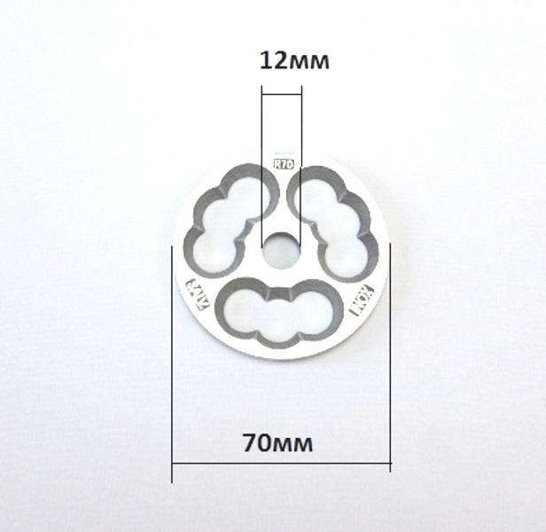 Нож подрезной для мясорубки TC12