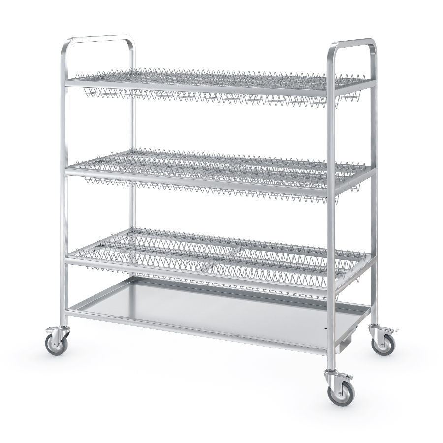 Тележка 800х500х850мм для тарелок