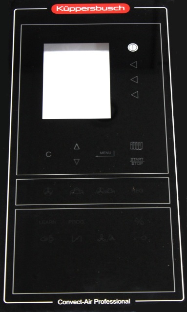 Стекло к плате управления 570х290мм