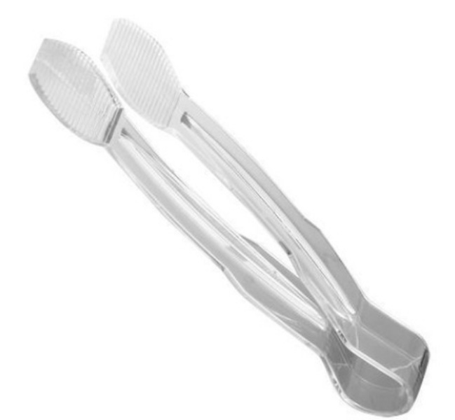 Щипцы прозрачные плоские 220мм пластиковые