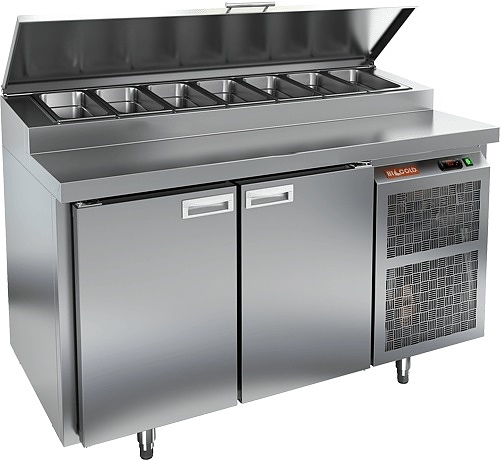 Стол холодильный для пиццы н/ж 2 двери