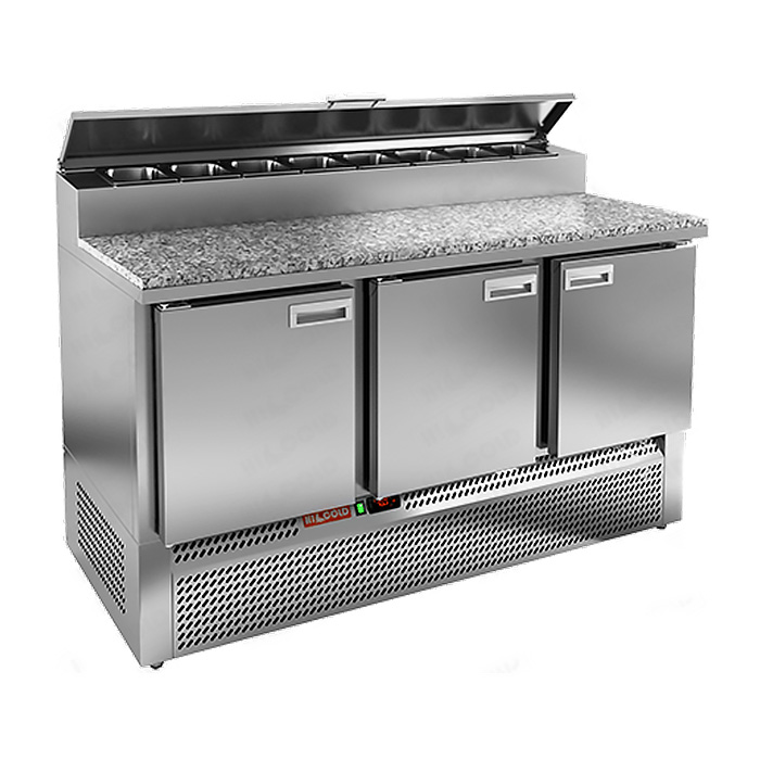 Стол холодильный для пиццы 3 двери