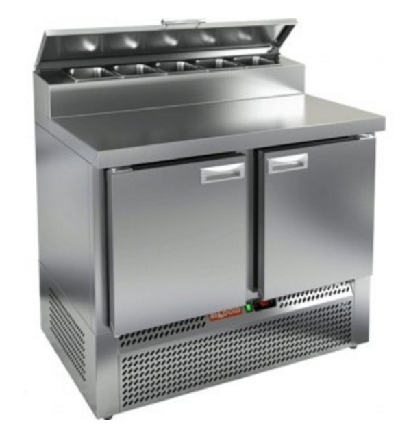 Стол холодильный для пиццы н/ж 2 двери