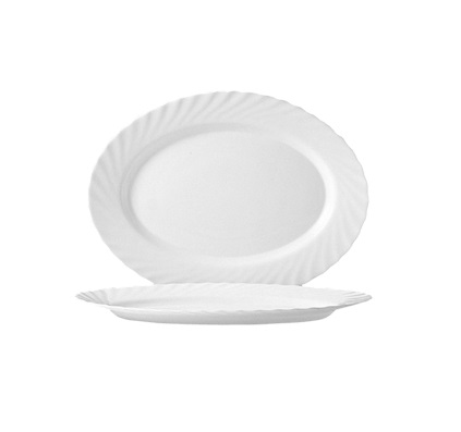 Блюдо овальное 350х255мм, стеклокерамика