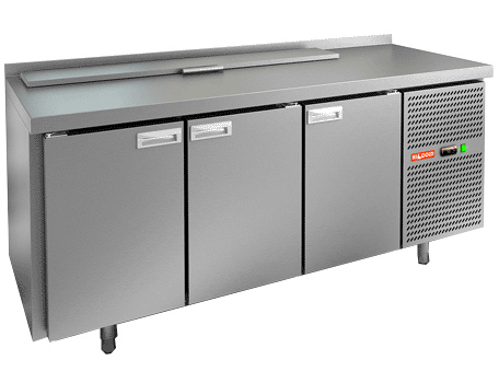 Стол холодильный для салатов н/ж 3 двери