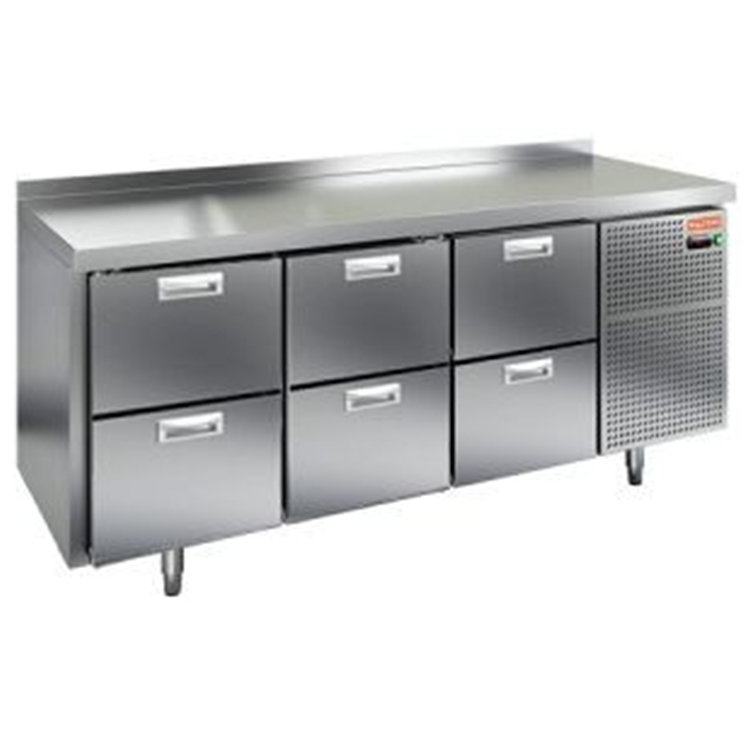 Стол морозильный н/ж 6 ящиков Hicold GN 222/BT