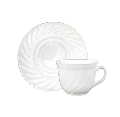 Чайная пара 280мл, стеклокерамика