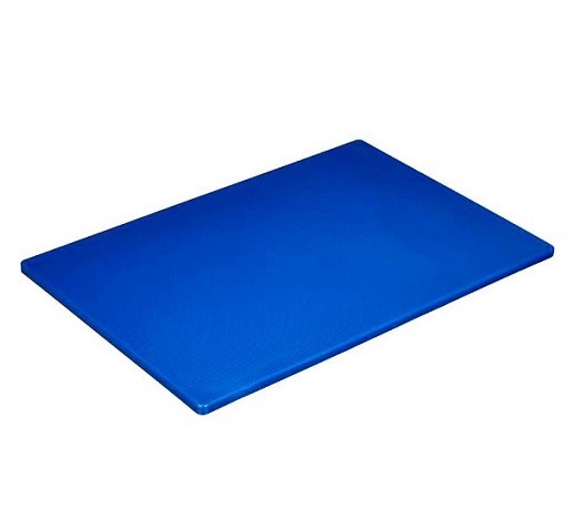 Доска разделочная 600х400мм h18мм, синяя