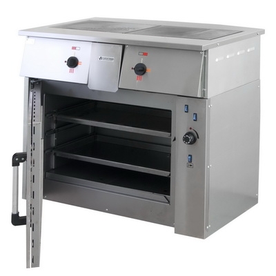 Плита электрическая 2-конфорочная с жарочным шкафом ПЭ-0,24М