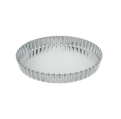 Форма для пиццы 160х143мм гофрированная со съмным дном