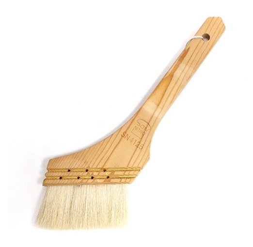 Кисточка кондитерская бамбуковая 70мм гнутая