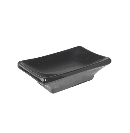 Соусник прямоугольный 25мл черный