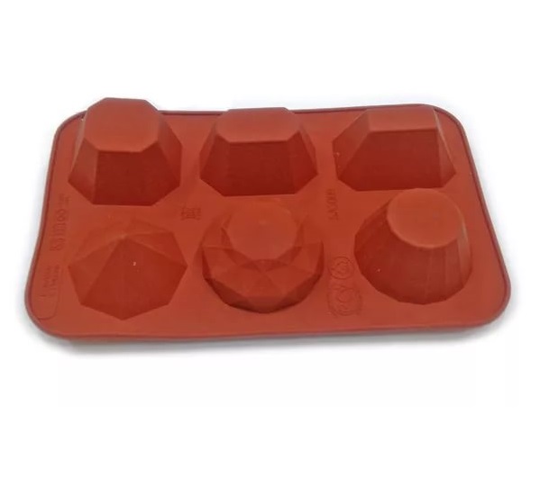 Форма силиконовая Кристаллы (6шт. h35мм) 180х110мм