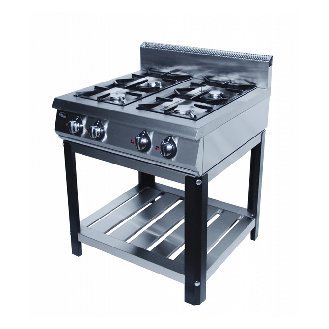 Плита газовая 4-конфорочная на подставке Grill Master Ф4ПГ/800