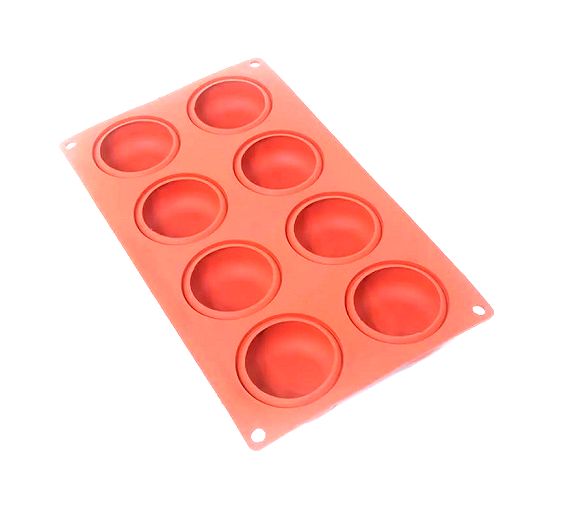 Форма силиконовая Камни (8шт. d65мм h30мм) 175х295мм