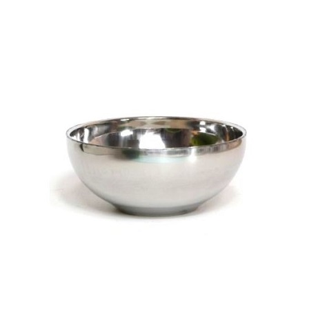 Миска из нержавеющей стали, двойные стенки 600мл