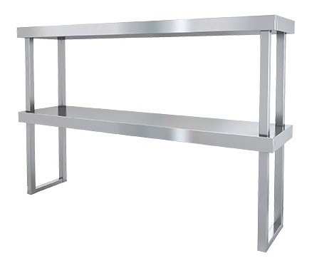 Полка 1200х300х800мм двухуровневая