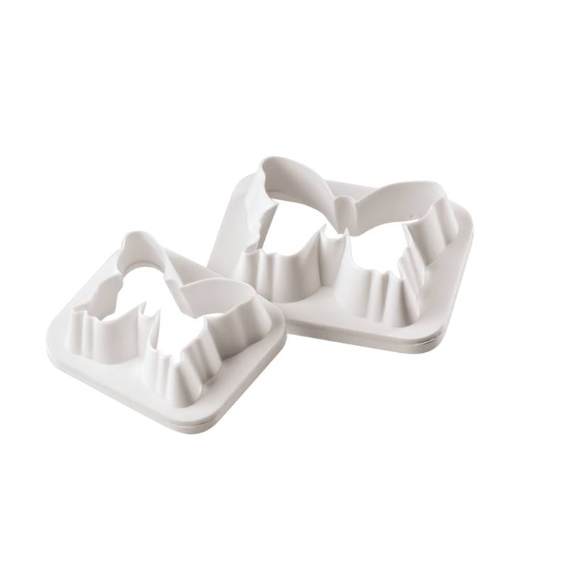 Вырубка для мастики "Бабочки" (2шт.) пластик