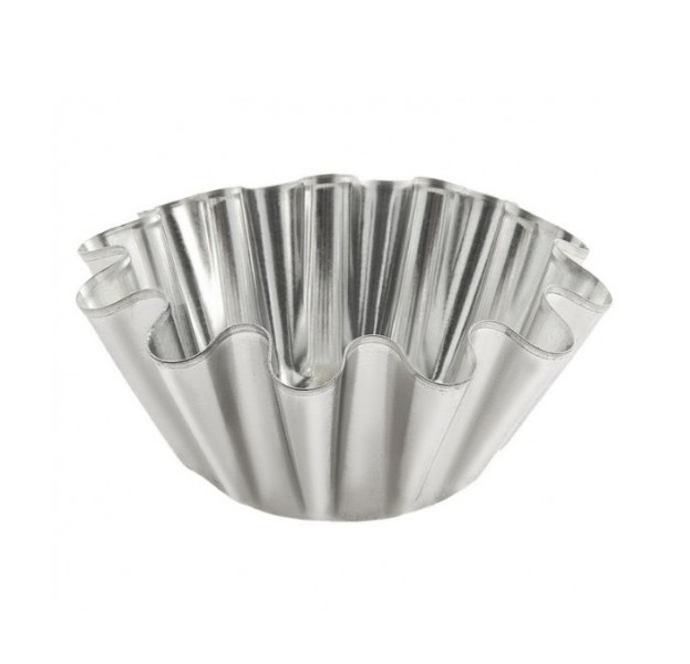 Форма для кулича пасхального  №3 рифленая d175/95мм h60мм