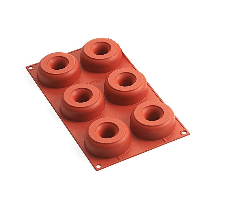 Форма силиконовая Саварин (6 шт. d75/25мм h28мм) 175х300мм