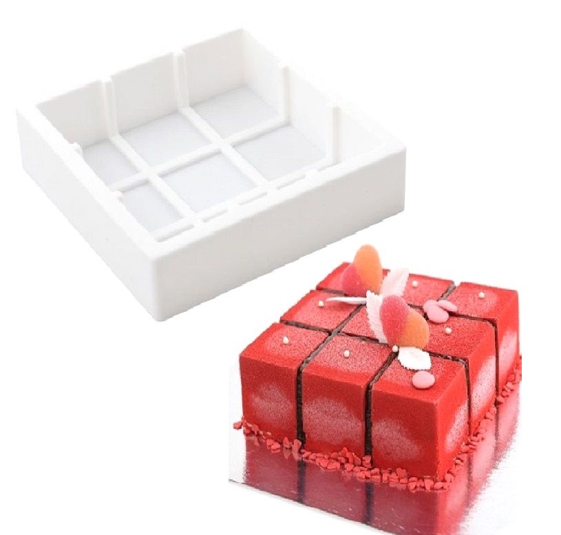 Форма силиконовая Геометрия 190x190мм h55мм АКЦИЯ