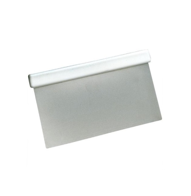 Скребок с пластиковой ручкой 175х105мм нержавеющая сталь