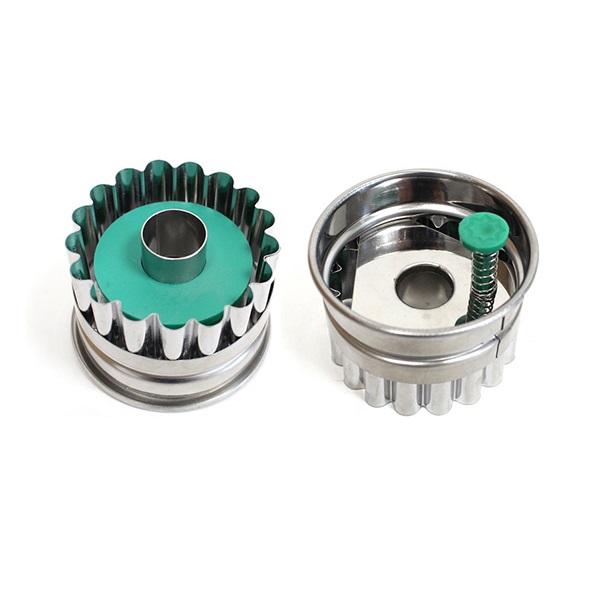 Вырубка кондитерская с выталкивателем d15/45мм нержавеющая сталь