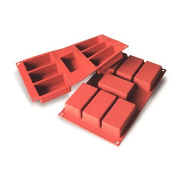 Форма силиконовая Прямоугольник (7шт. 87х48мм h24мм) 175х300