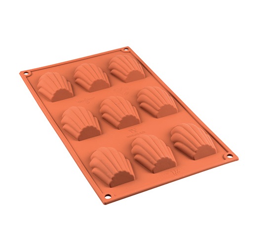 Форма силиконовая Ракушки (9шт. 68х45мм h18мм) 175х300мм