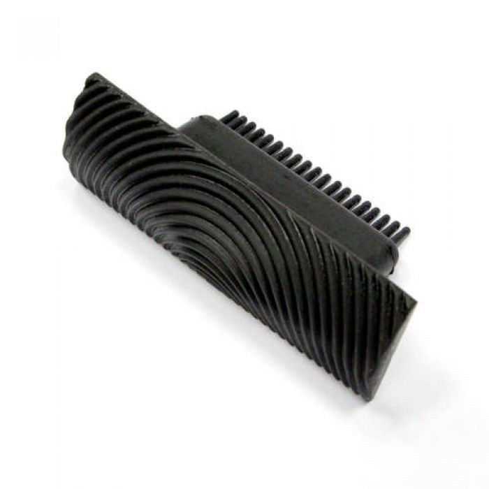 Скребок-гребенка "Дерево" 100мм резина