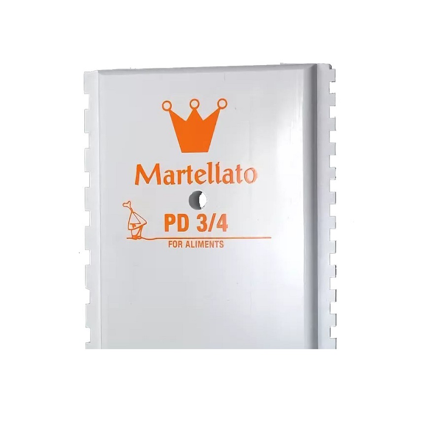 Скребок-гребенка для шоколада 170х110х13мм пластик